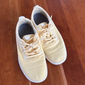 Allbirds yellow sneakers